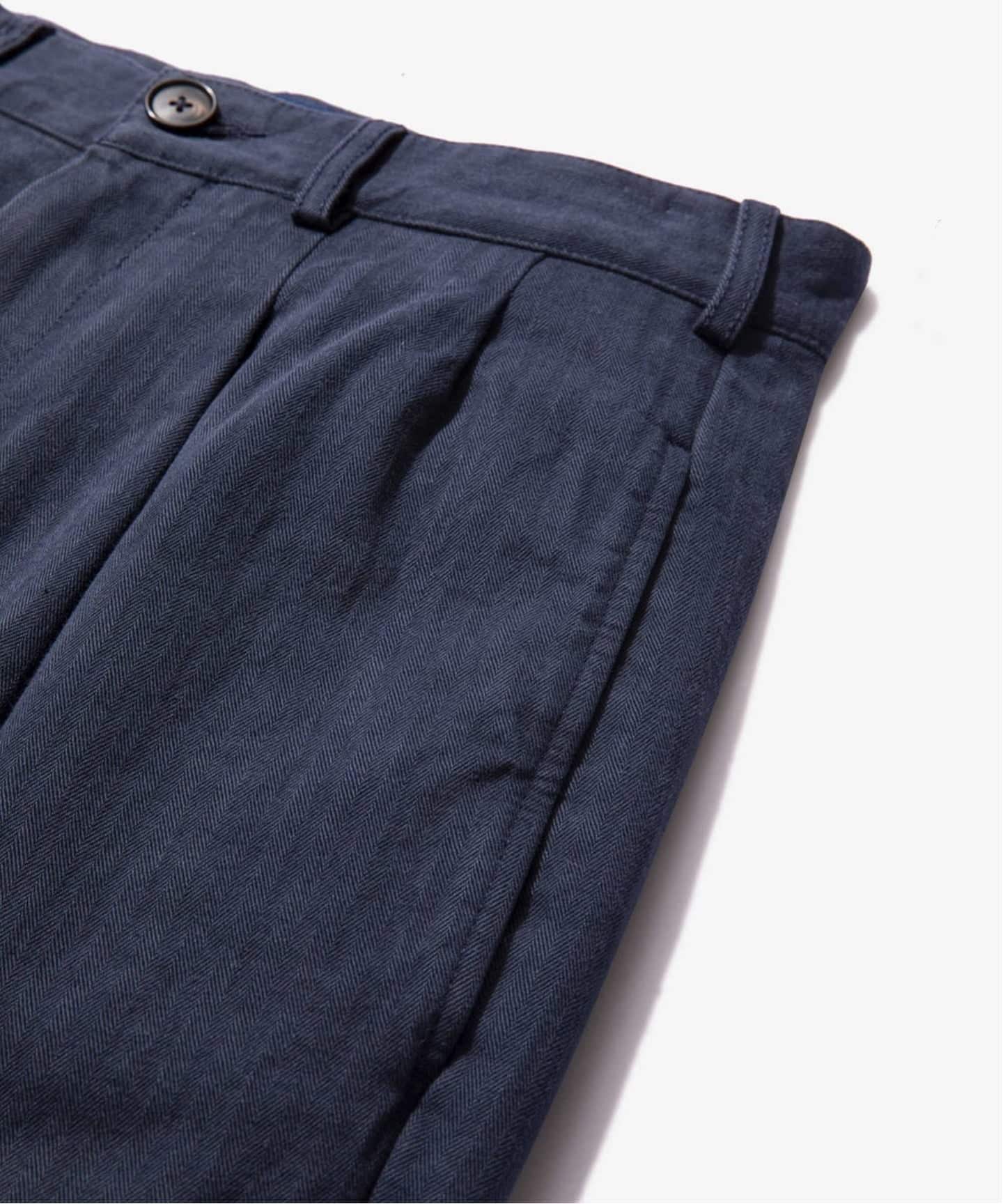 DOUBLE PLEAT HERRINGBONE PT（その他パンツ）｜NOAH（ノア）の通販