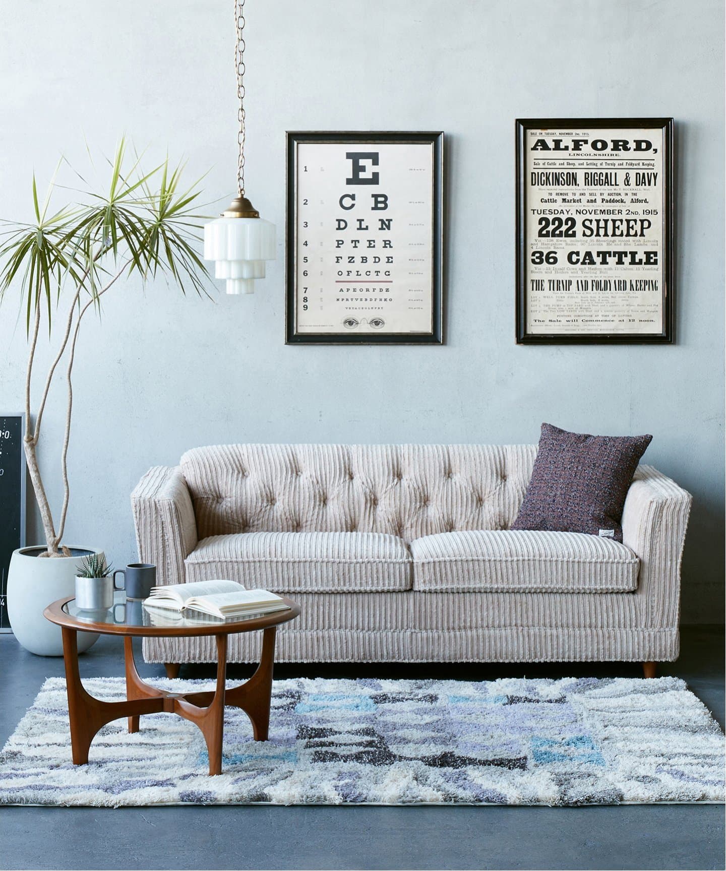 BROOKS HEXAGON 人気 TABLE ブルックス ヘキサゴンテーブル グレー