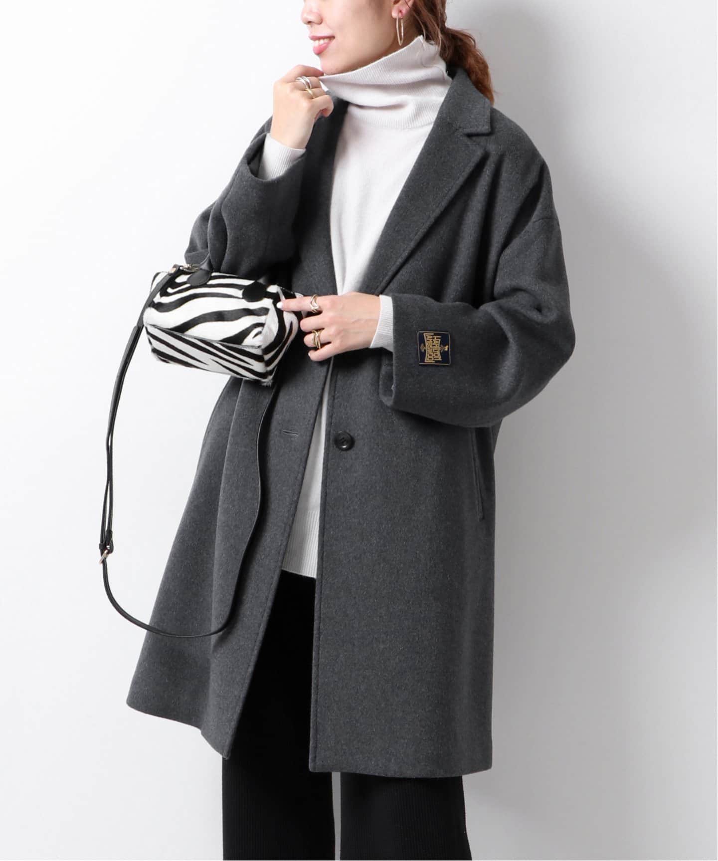 スピックアンドスパン ハミルトンウール コート 最も安い スピック