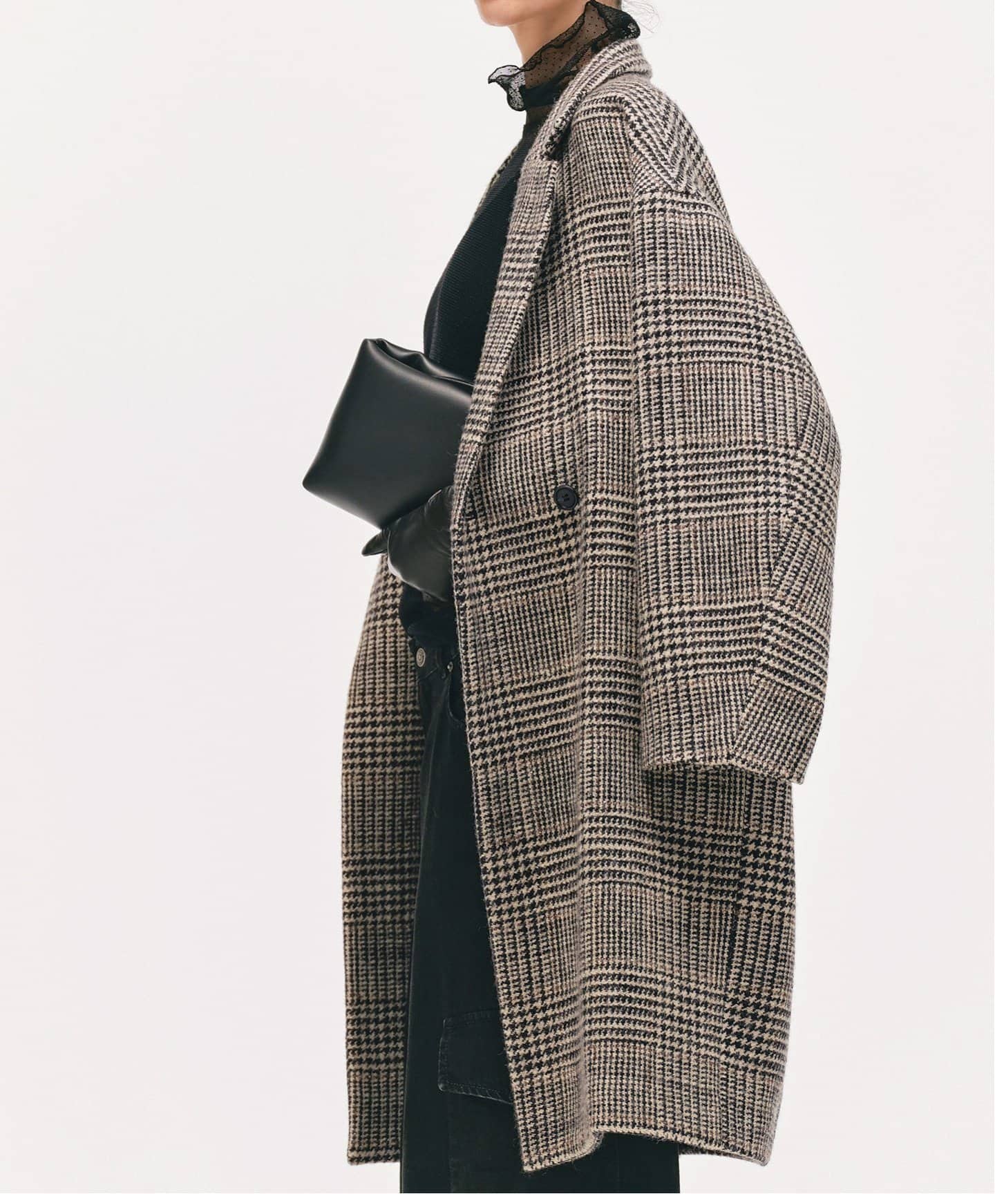 L'Appartement アパルトモン Check W Coat