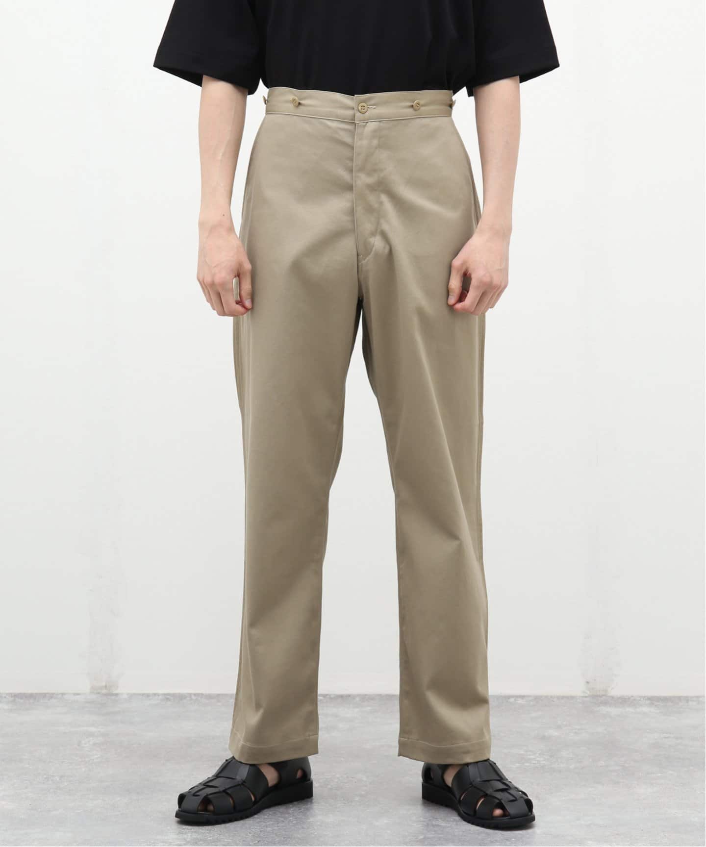 comoli／コットンチノ オーバーパンツ／サイズ3