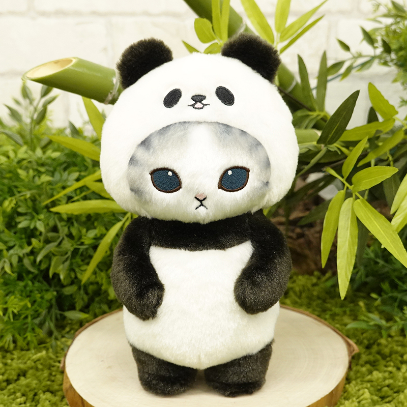 ぽてたまぬいぐるみ mofusand パンダにゃん ベージュ【サン・アロー