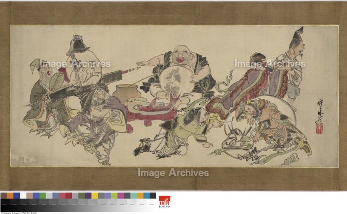 作品詳細 | 七福神図巻 | イメージアーカイブ - DNPアート