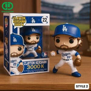 Clayton Kershaw 3,000キャリアストライクアウト フィギュア Clayton