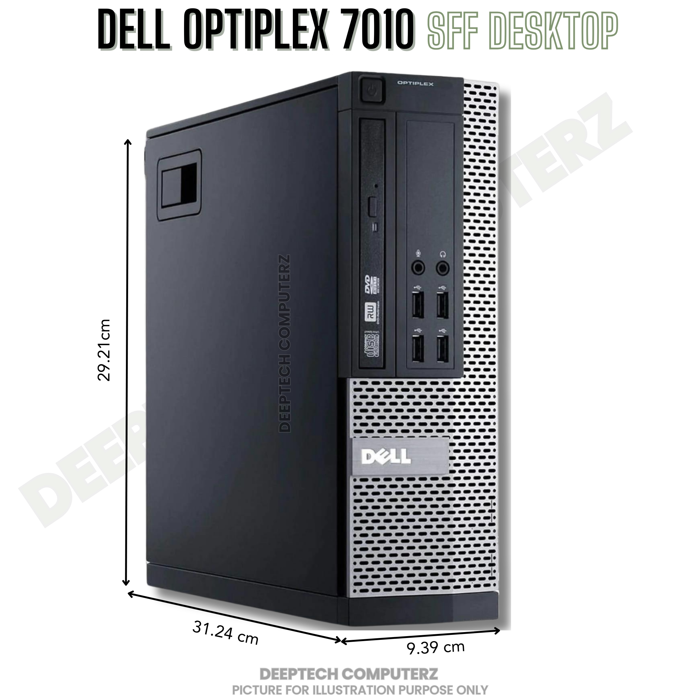 Dell OptiPlex 7010 SFF Core i7 3rd Gen 32GB RAM 1TB SSD Wi-Fi