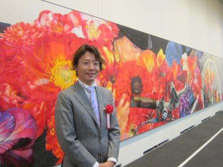 絵画 「日本画」花⓵ 日展出品受賞経験者が描いた一品です(^-^)v 絵画