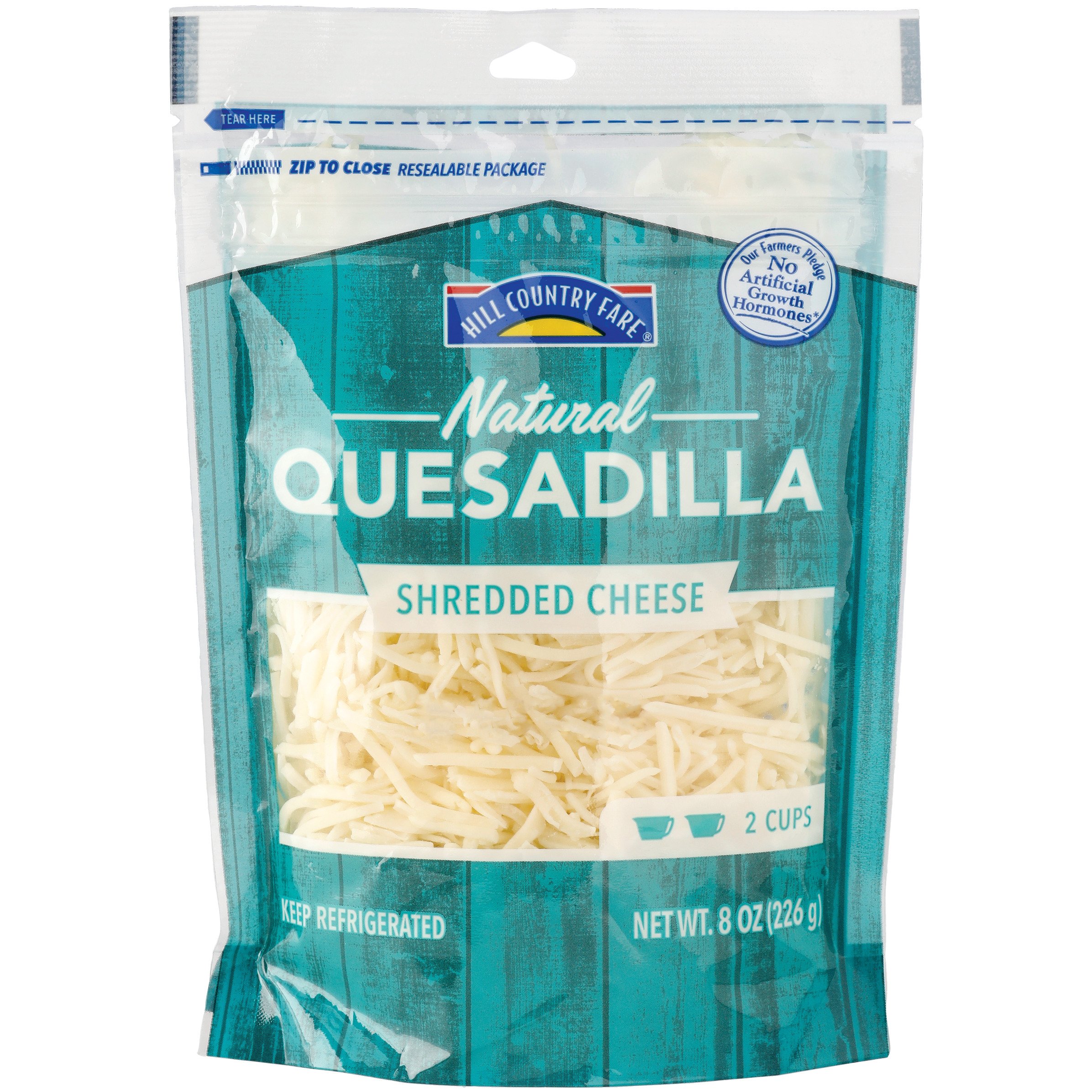Hill Country Fare Queso Quesadilla Shredded Cheese, 8 oz | Joe V's