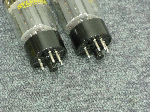 父の遺品整理、Sylvania 5AR4 EZ34 真空管セット 父の遺品整理