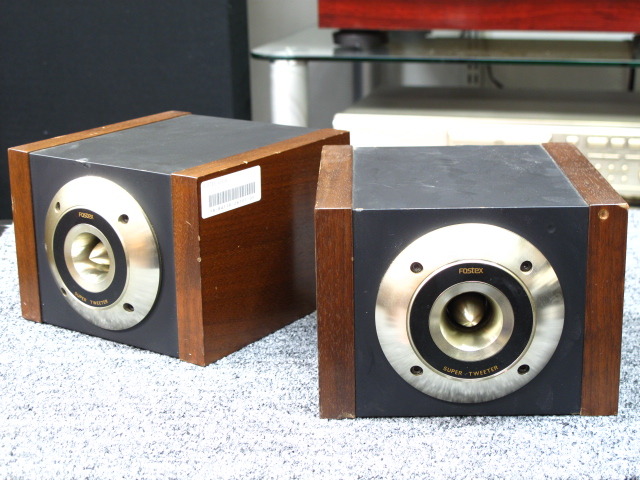 FOSTEX スーパーツイーターシステム GS-90A 綺麗ペア｜□□FOSTEX