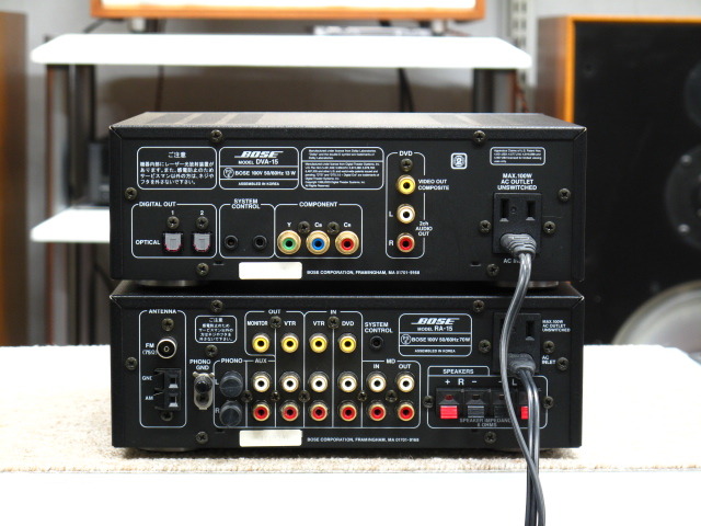 BOSE ボーズ RA-15 DVA-15 アンプ&CDプレイヤー セット RA BOSE ボーズ