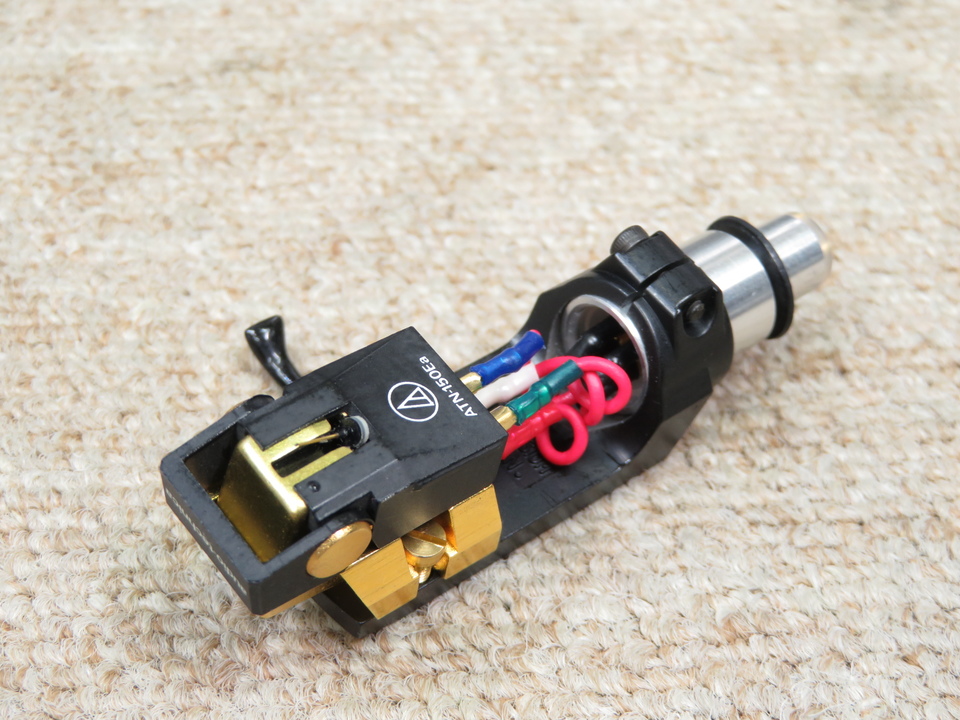 オーディオテクニカ レコードプレーヤー 交換針 AT15Ea/G ブラック