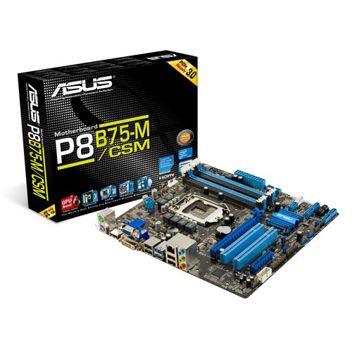 Product data ASUS P8B75-M/CSM motherboard Intel® H61 LGA 1155