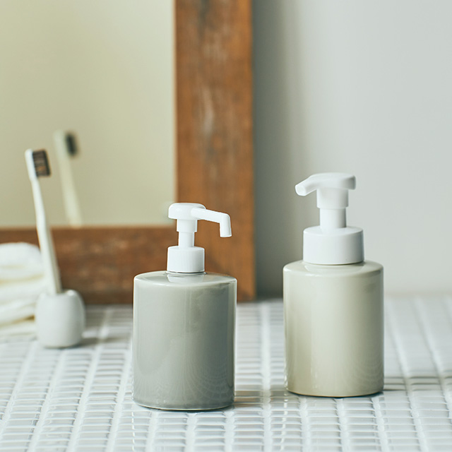 美濃焼の詰め替えボトル 泡用｜風呂と掃除｜中川政七商店 公式サイト