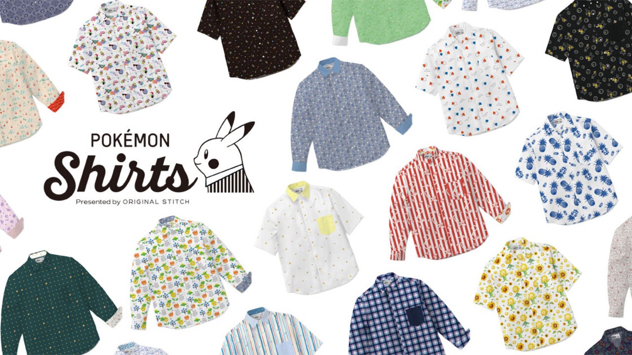 36 Designs From Original Stitch's Pokémon Shirts Range Are Being