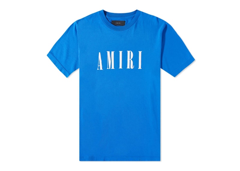 AMIRI Core Logo Tee Blue White Men's - SS22 - US