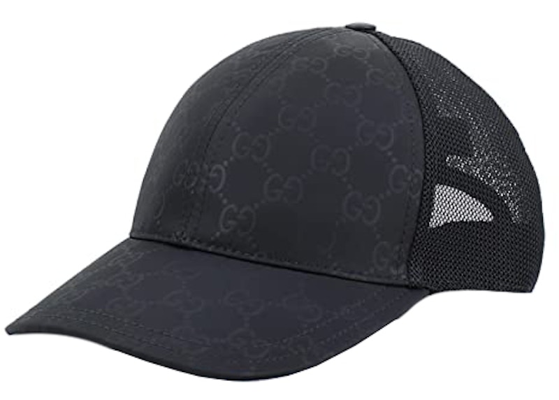 Gucci GG Nylon Baseball Cap Black - US
