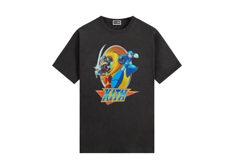 Kith x Capcom Mega Man Vintage Tee Black Men's - FW25 - US