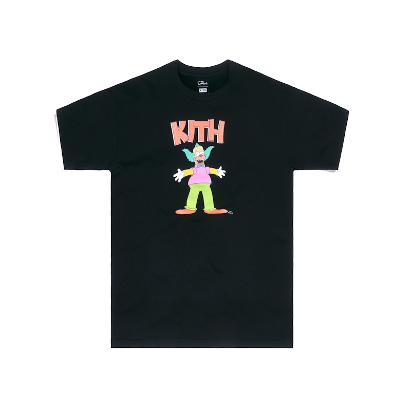 Kith x The Simpsons Krusty Tee Black Men's - SS21 - US
