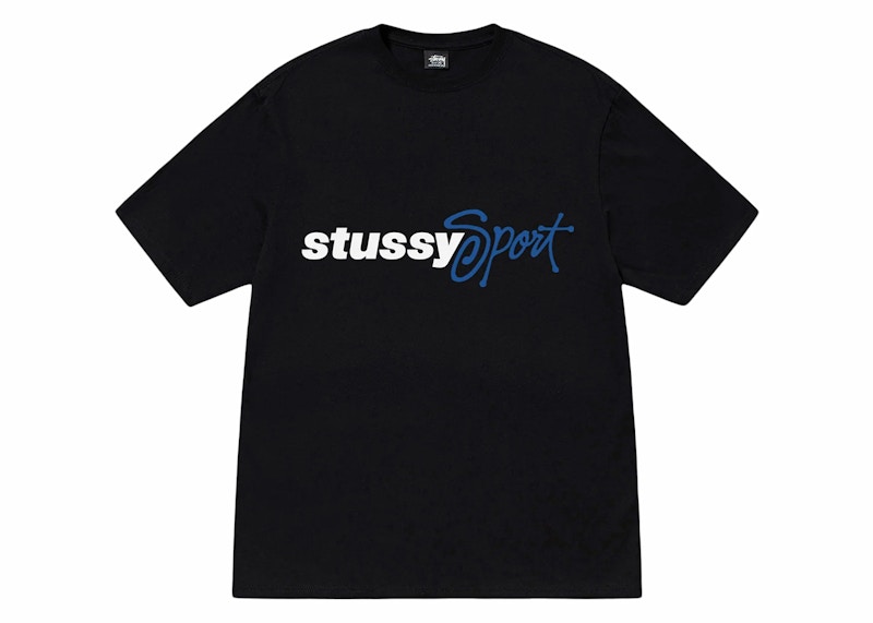 Stussy Sport Script Tee Black Men's - SS24 - US