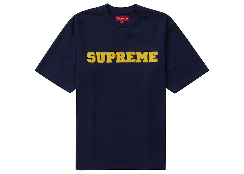 Supreme Collegiate S/S Top Navy メンズ - FW23 - JP