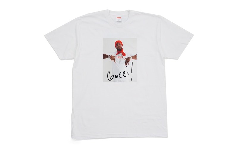 Supreme Gucci Mane Tee White Men's - FW16 - US
