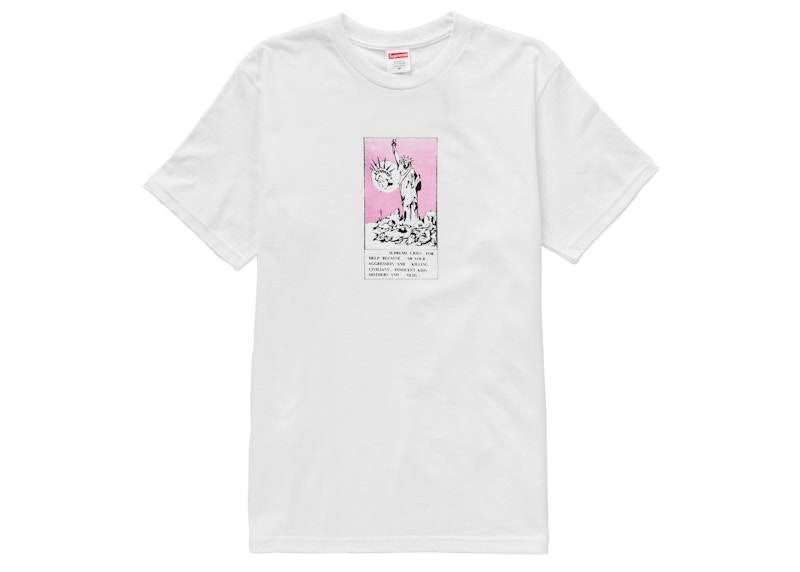 Supreme Liberty Tee White Men's - FW24 - US