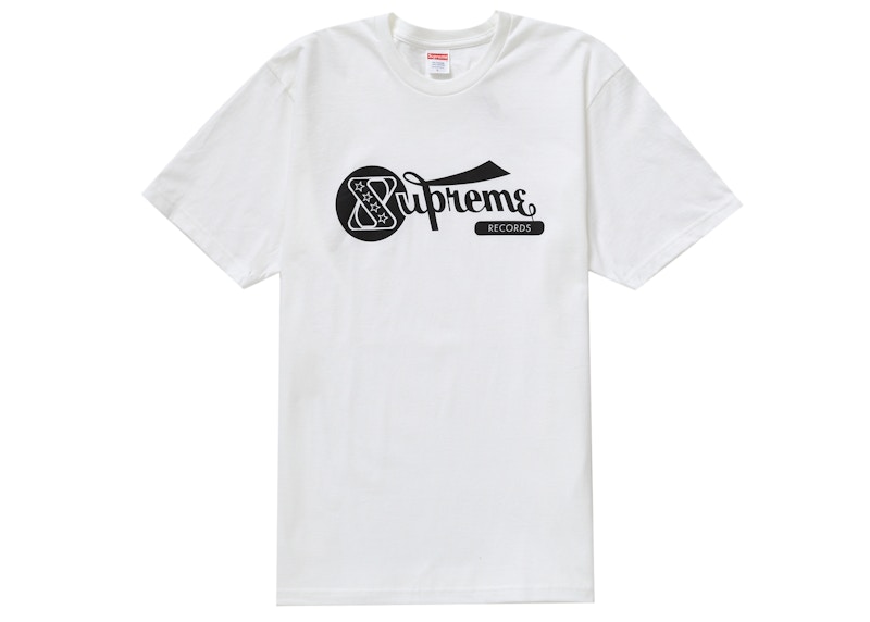 Supreme Records Tee White Men's - SS24 - US