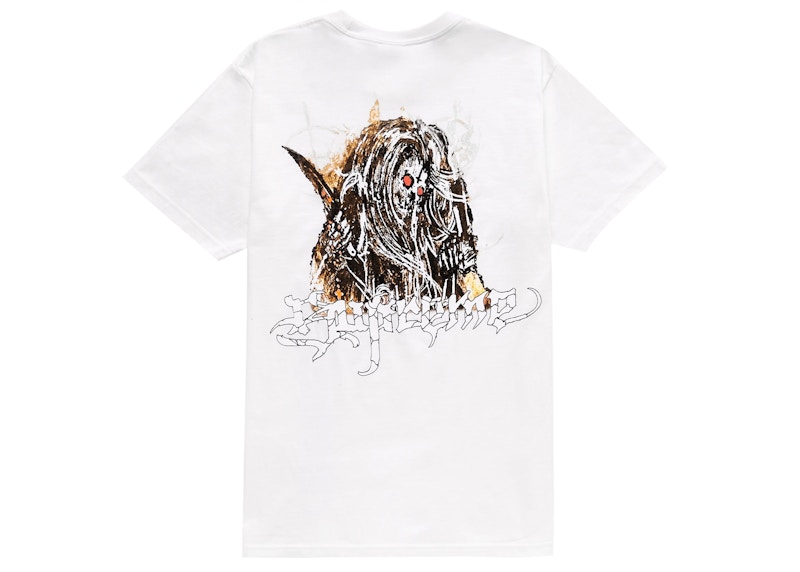 Supreme Satan Tee White Men's - FW24 - US
