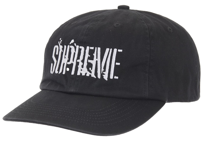 Supreme-Splatter-6-Panel-Black
