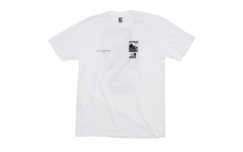 Supreme The North Face Steep Tech Tee White Men's - SS16 - US