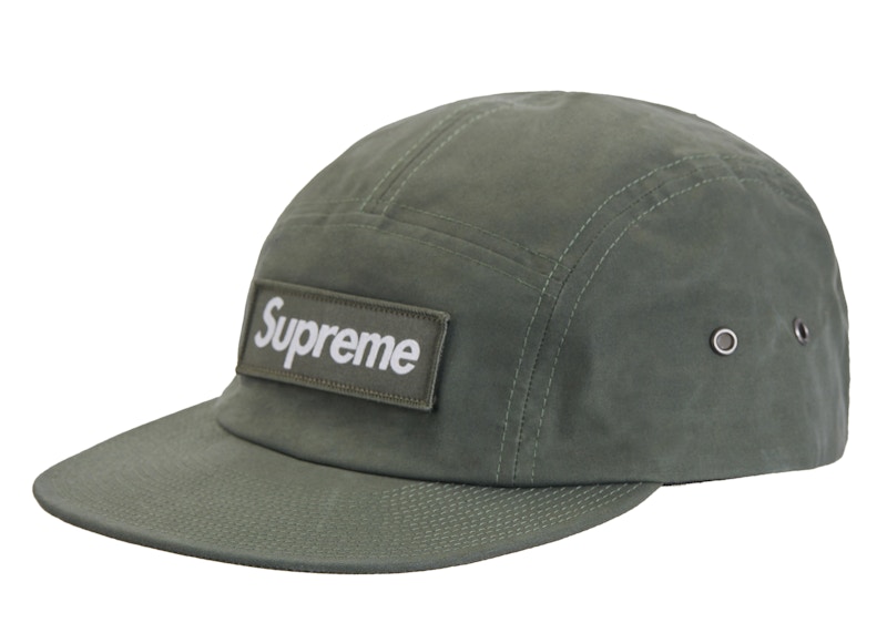 Supreme Waxed Cotton Camp Cap (FW23) Olive - FW23 - JP