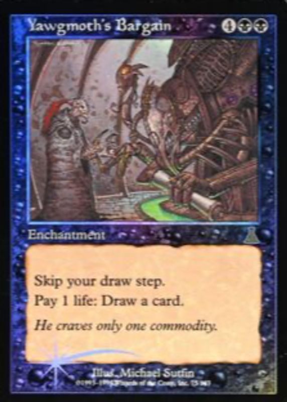 Yawgmoth's Bargain 1999 Urza's Destiny #75 Foil Price Guide