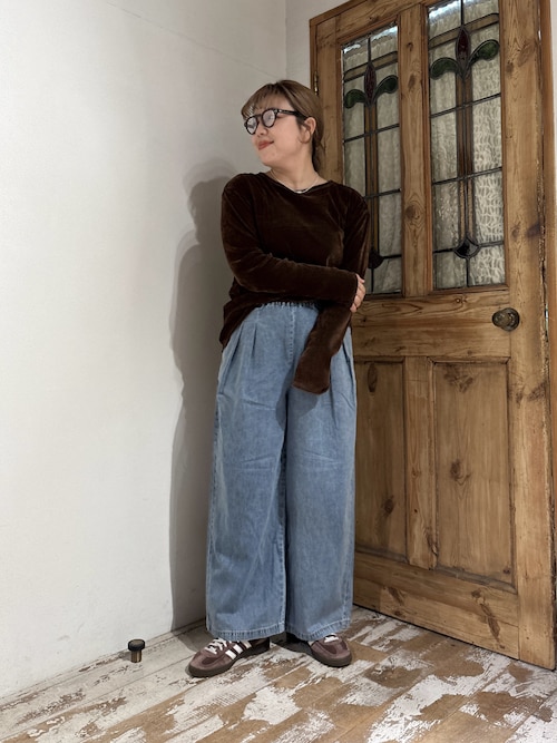 センソユニコ 芽風 パンツ ブラック 芽風 センソユニコ パンツ