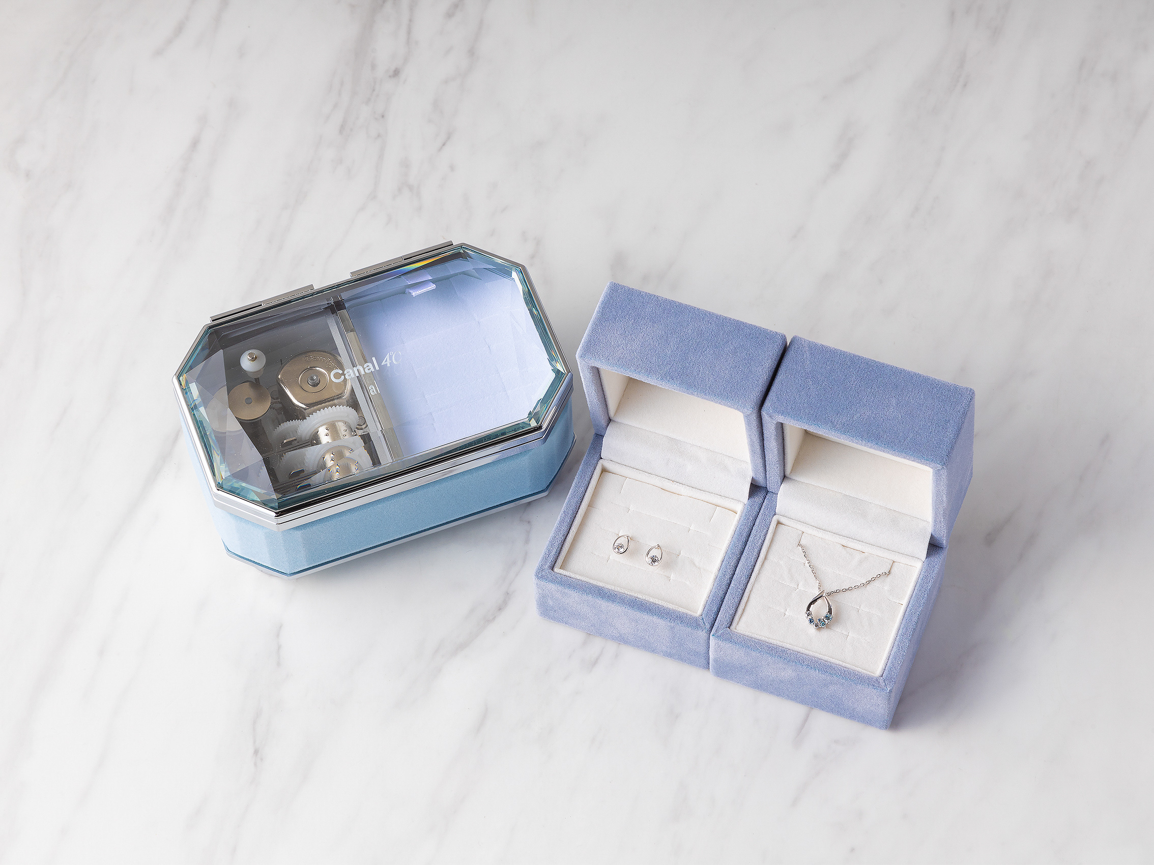 名入れケース】しずくネックレス&ピアス 2点セット | Canal4℃（カナル