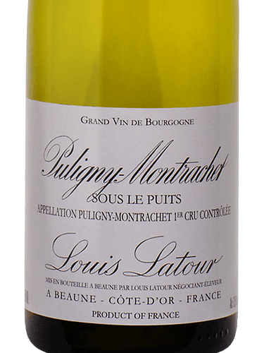 Louis Latour Puligny-Montrachet 1er Cru Sous le Puits | Vivino English