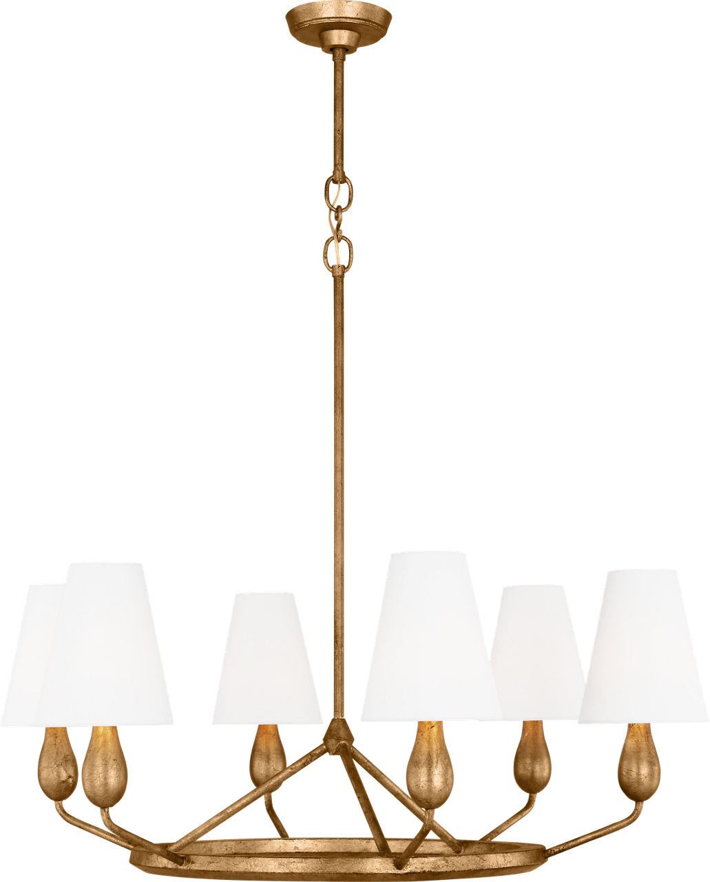 Ziba Medium Chandelier - TC1186 | Visual Comfort