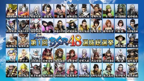 戦国BASARA「第1回BSR48選抜総選挙」結果発表出ましたね＾＾ | 戦国魂