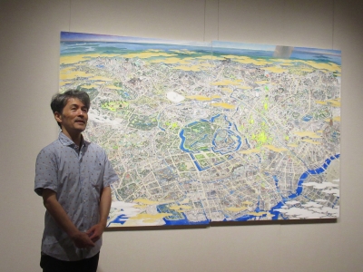 瀧口進油絵、旧細川邸 瀧口進油絵、旧細川邸