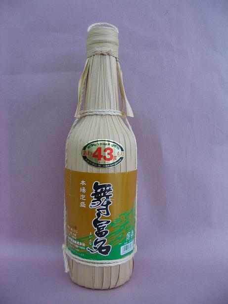 泡盛 舞富名(まいふな)クバ巻 43度 | タカツ酒店