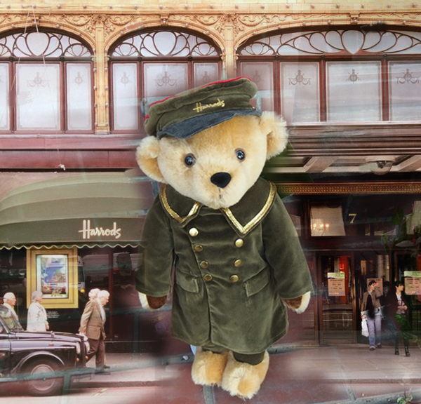 イギリスメリーソート社ハロッズテディベアチーキーアンティーク