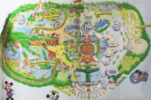 ディズニーランド マップ 初期 東京ディズニーランド開園当初はテーマ