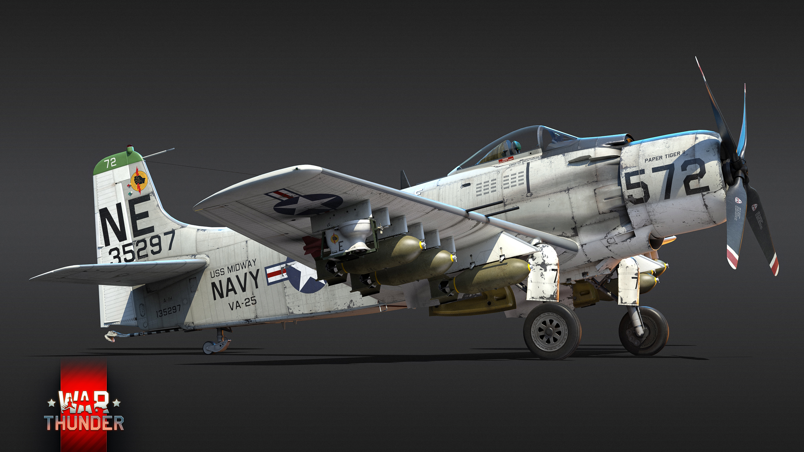 バトルパス兵器：A-1H スカイレイダー - War Thunder （ウォーサンダー