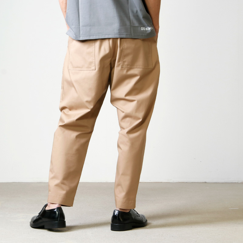 08sircus (ゼロエイトサーカス) High count chino cloth painter pants