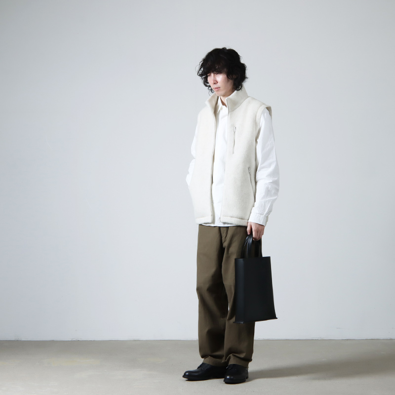 YAECA (ヤエカ) CHINO CLOTH PANTS WIDE TAPERED / チノクロスパンツ