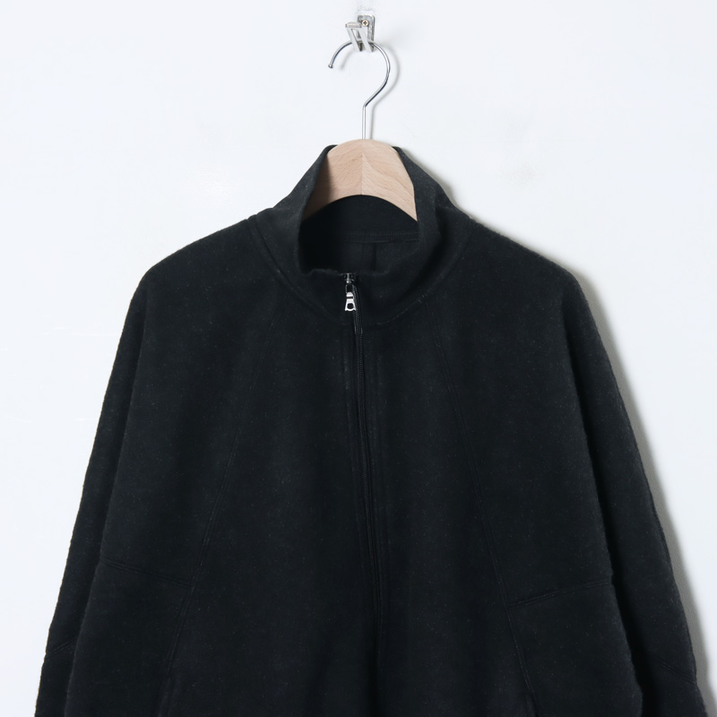 blurhms (ブラームス) Pe/Silk Fleece Track Jacket / ポリエステル