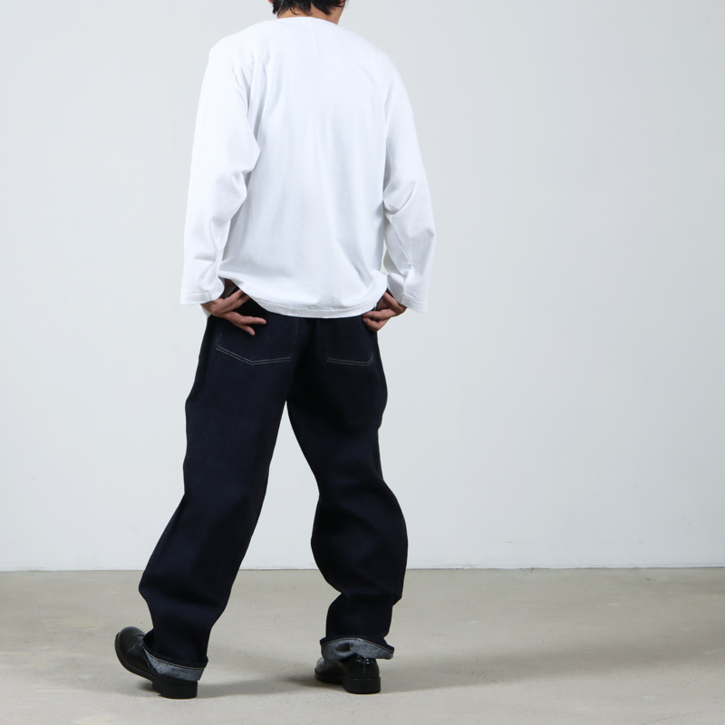 comoli フットボールtシャツ サイズ2 2枚セット comoli フットボールt