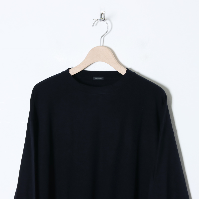 COMOLI (コモリ) ウール天竺 長袖クルー