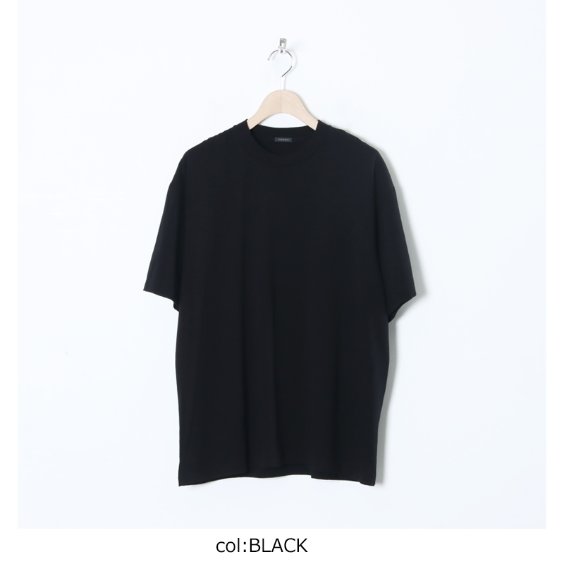COMOLI (コモリ) コットンジャージ 半袖Tシャツ