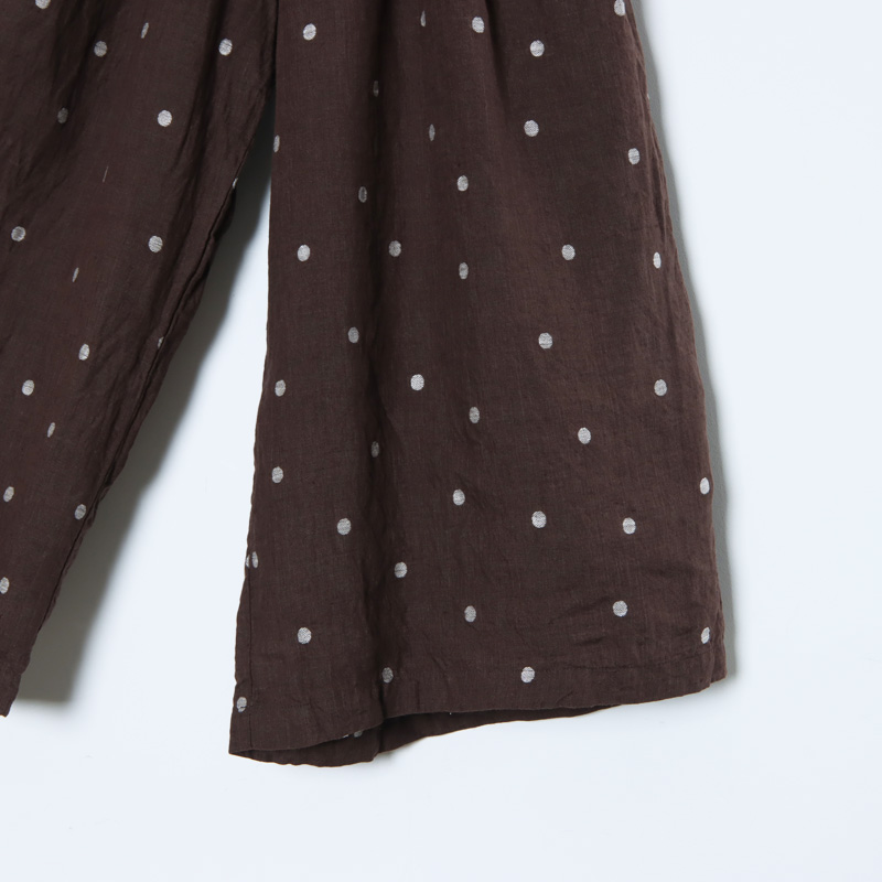 ICHI Antiquites (イチアンティークス) リネンドットイージーパンツ