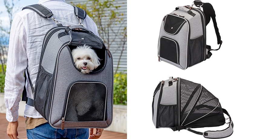ケージになる折りたたみペットリュック | ペット用品（犬） 通販